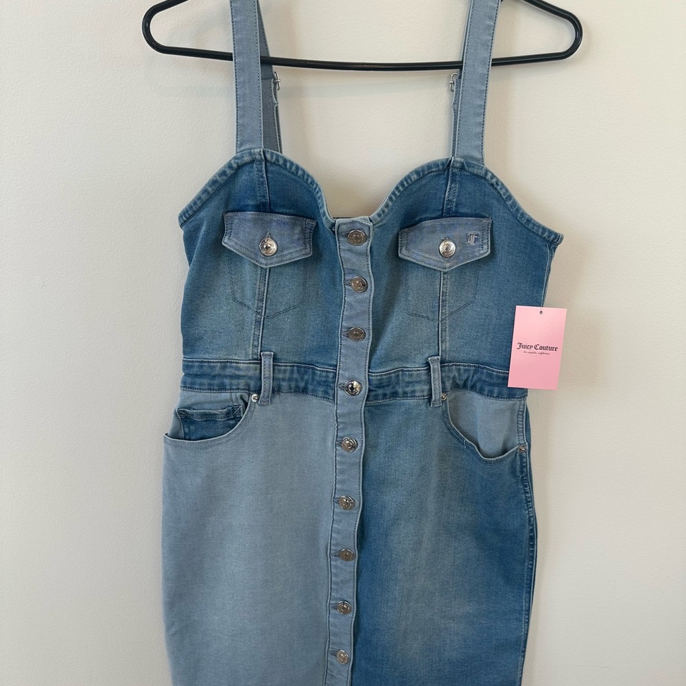 Juicy Couture Two-Toned Denim Dress